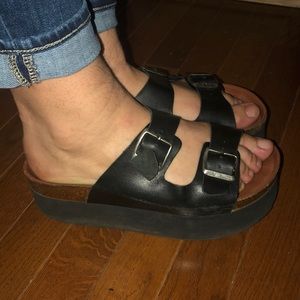 Platform Buckle strap Sandals
